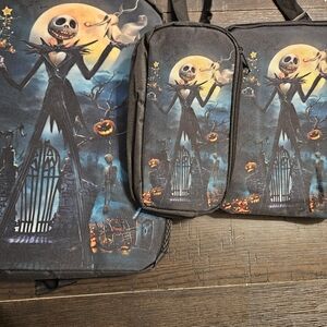 Halloween Themed Kids Backpack and Lunch Bag Set